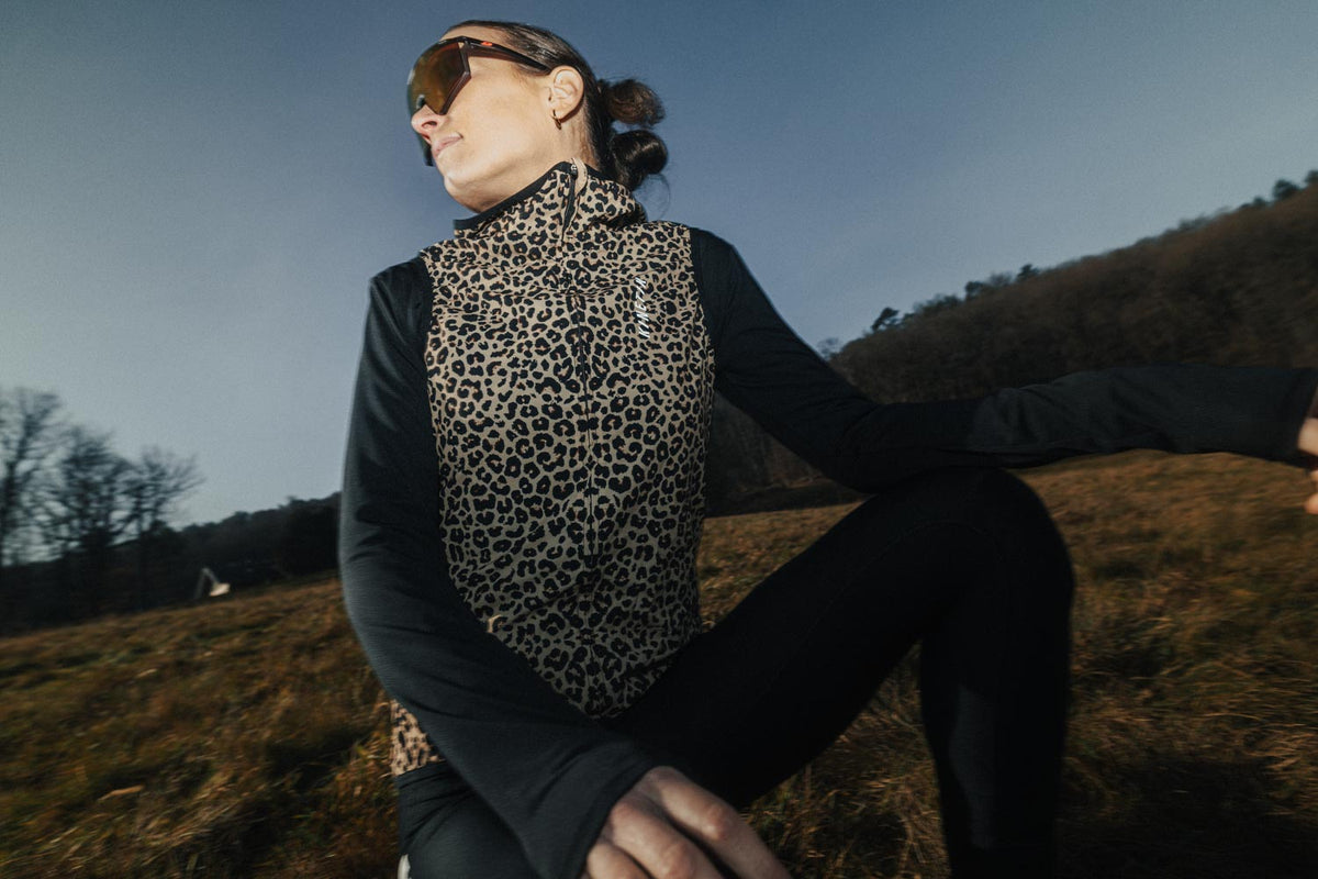 JACKET WOMEN SPEKTRAIL SL LEOPARD - Vestes - Veste trail-running femme - kinetik-adrenalink
