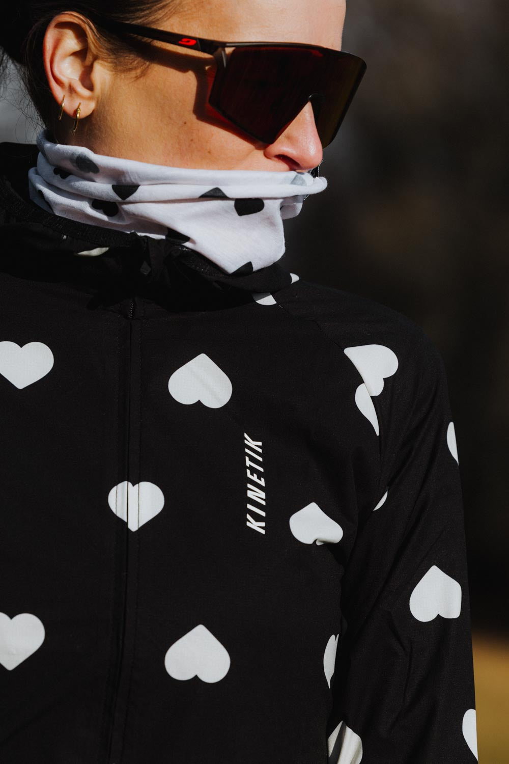 JACKET WOMEN SPEKTRAIL HEARTRUNNEUSE BLACK - Vestes - Veste trail-running femme - kinetik-adrenalink