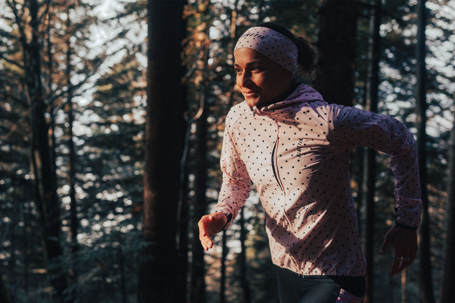 JACKET WOMEN SPEKTRAIL DOTY BLUSH - Vestes - Veste trail-running femme - kinetik-adrenalink