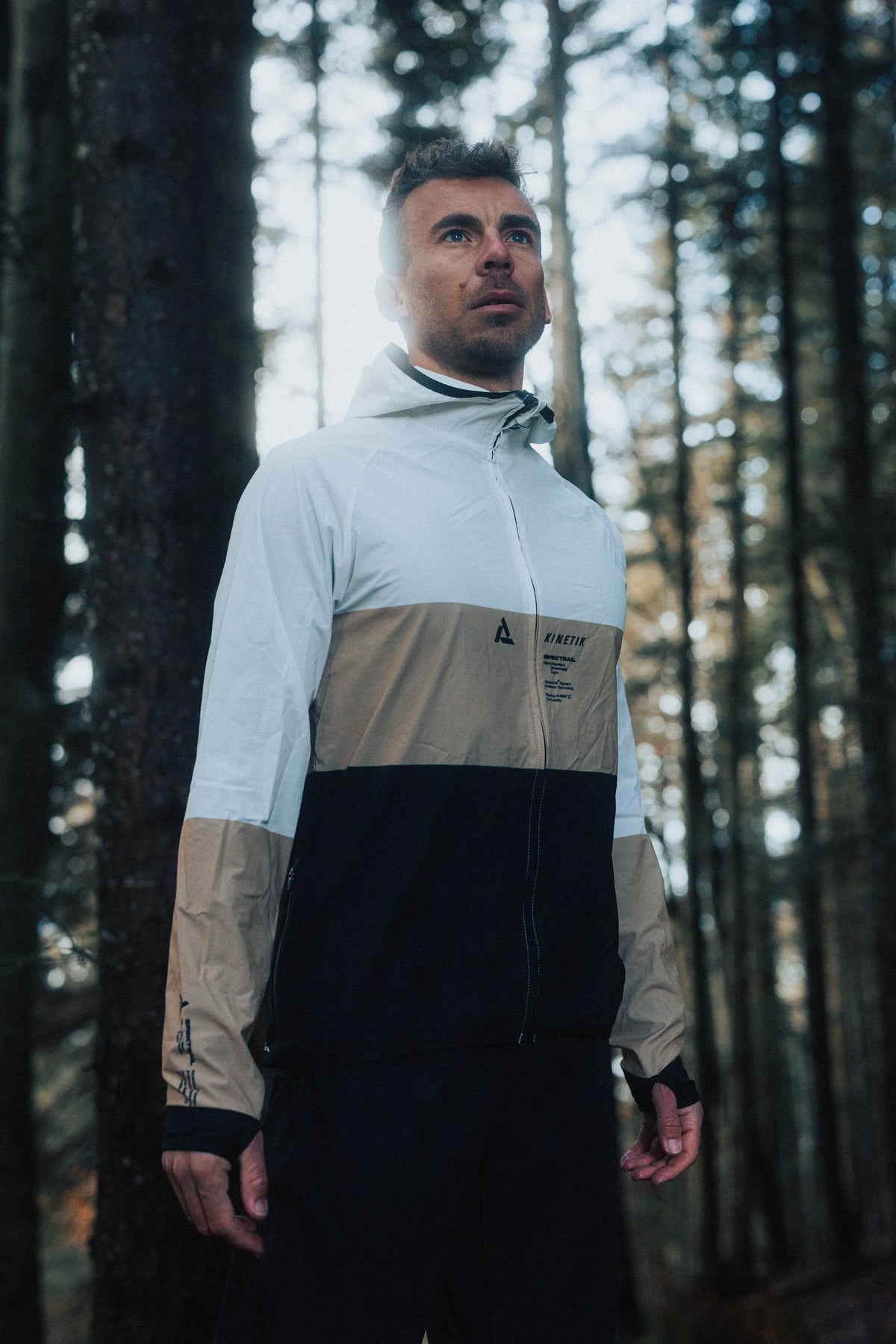 JACKET MEN SPEKTRAIL MACADAMIA-Vestes-veste homme trail-running-kinetik-adrenalink