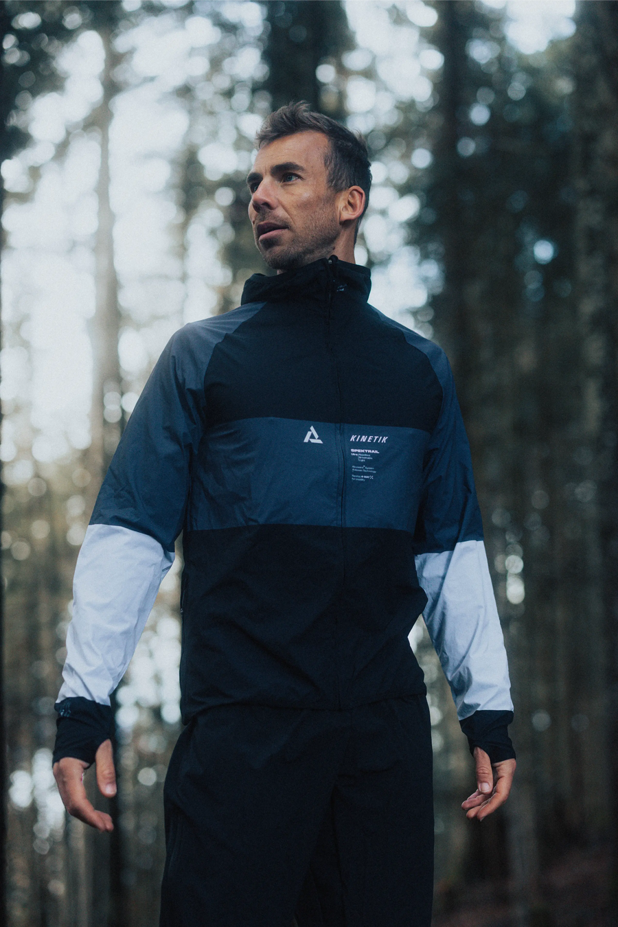 JACKET MEN SPEKTRAIL PIRATE BLACK-Vestes-veste homme trail-running-kinetik-adrenalink