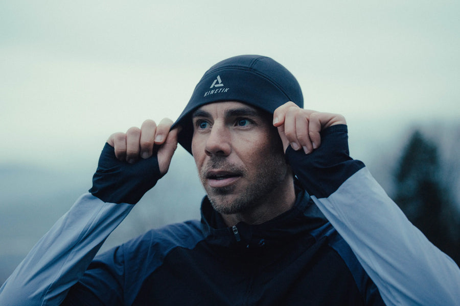 GLOWCAP BLACK ONYX - Bonnets trail-running - 2 - kinetik-adrenalink