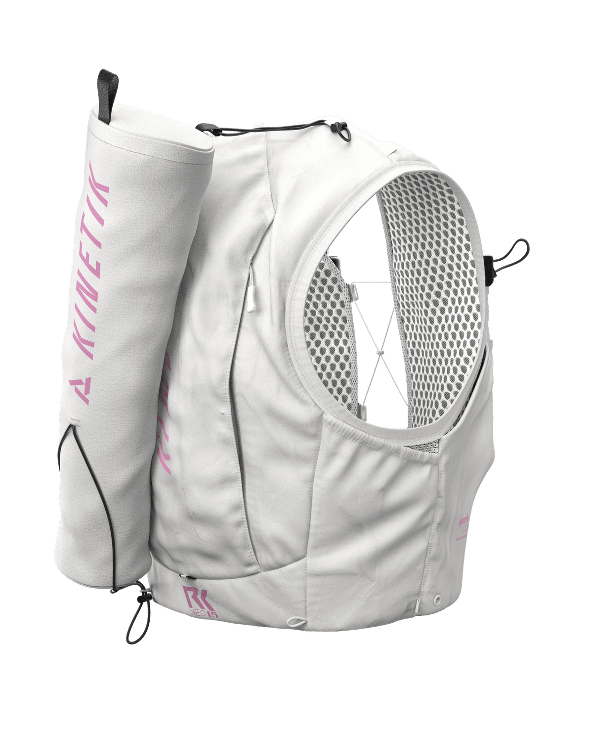 SAC RK15 NEO WHITE PINK - Sacs Hydratation - sac d'hydratation trail-running homme femme - kinetik-adrenalink