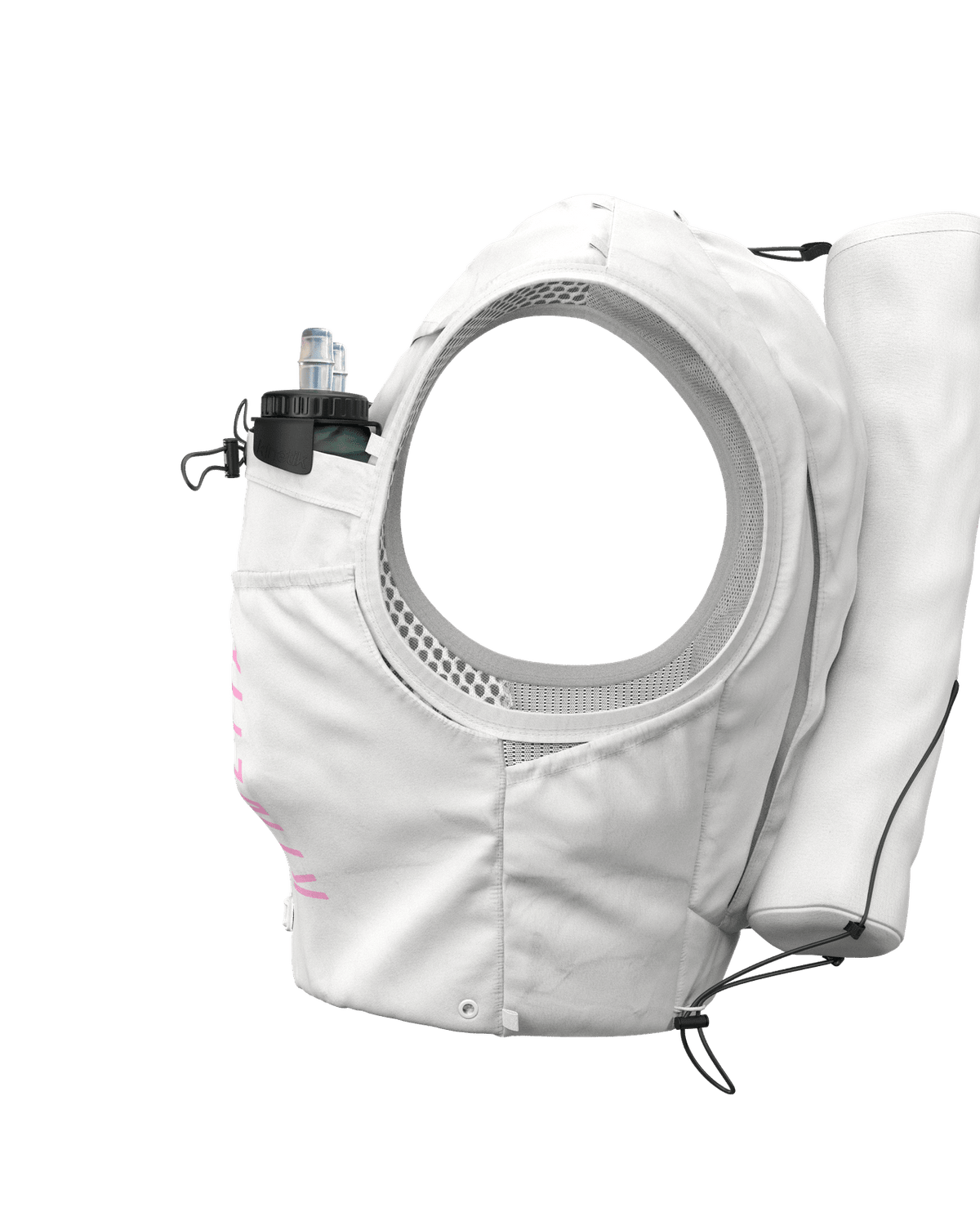 KARKOIS WHITE PINK - - carquois pour sac d'hydratation trail-running - kinetik-adrenalink