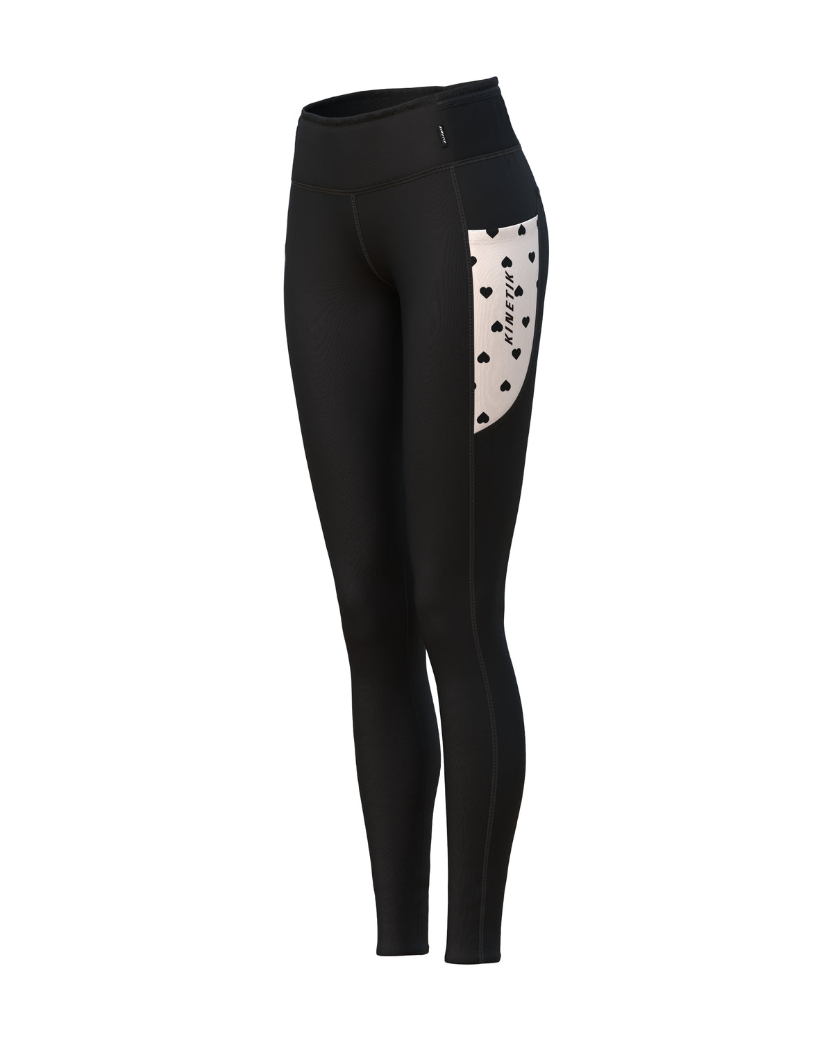 LEGGING ULTRA HEARTRUNNEUSE - - Legging multipoches trail-running femme - kinetik-adrenalink