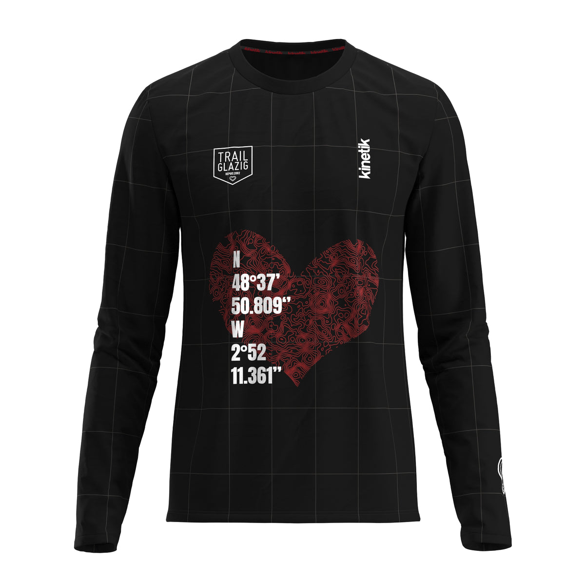 FALKON LS MEN TRAIL DE GLAZIG-Maillot manches longues homme trail-running-kinetik-adrenalink