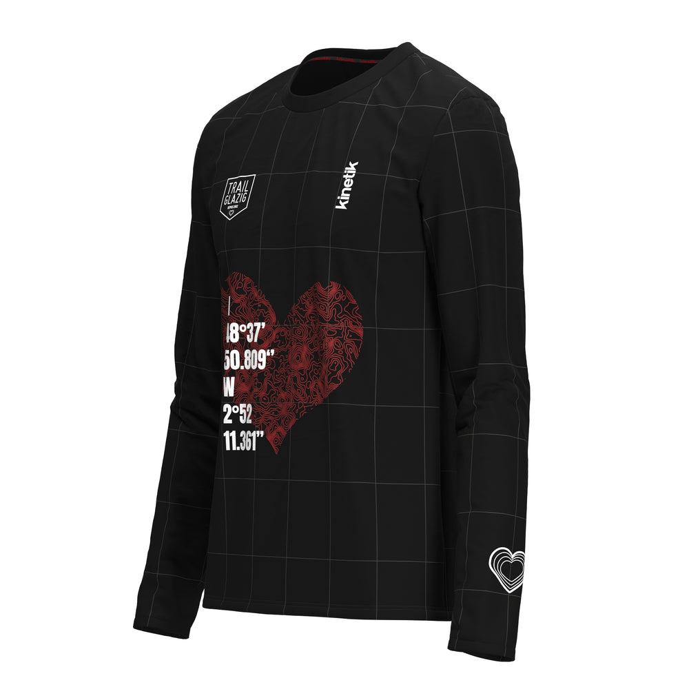FALKON LS MEN TRAIL DE GLAZIG-Maillot manches longues homme trail-running-kinetik-adrenalink
