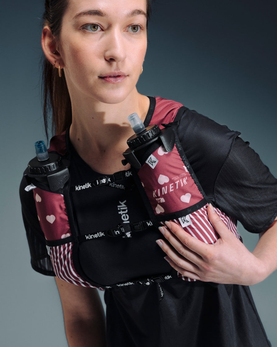 SAC RK7 HEARTRUNNEUSE CHERRY - Sacs Hydratation - sac d'hydratation trail-running homme femme - kinetik-adrenalink