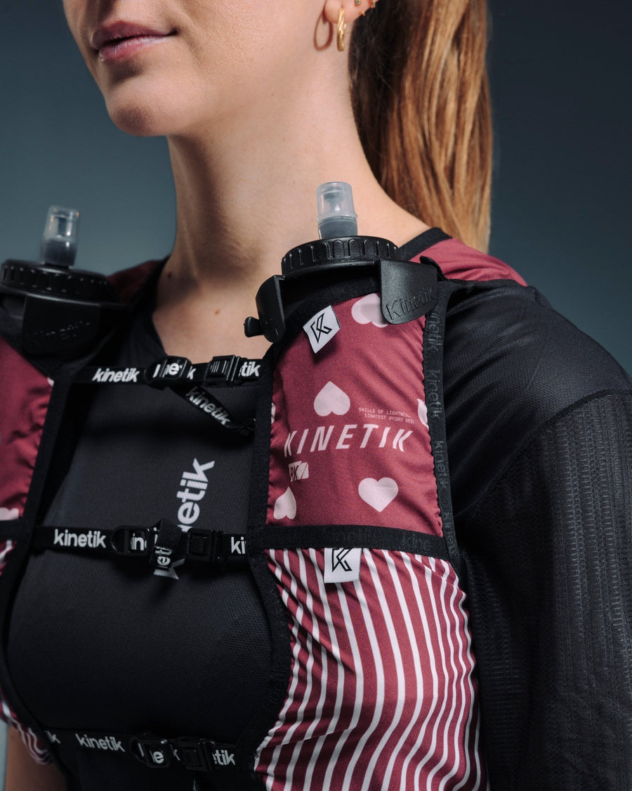 SAC RK7 HEARTRUNNEUSE CHERRY - Sacs Hydratation - sac d'hydratation trail-running homme femme - kinetik-adrenalink