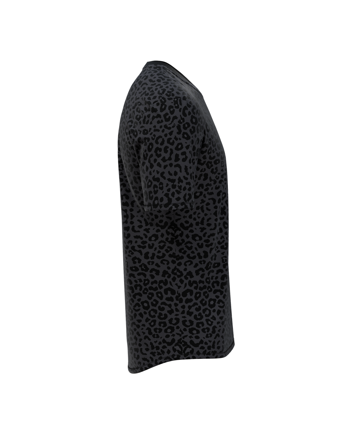 MAVRIK MEN LEOPARD BLACK COFFEE-maillot manches courtes trail-running homme-kinetik-adrenalink