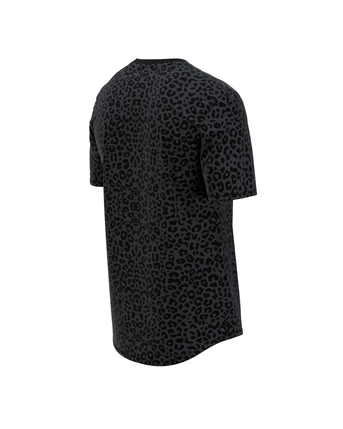 MAVRIK MEN LEOPARD BLACK COFFEE-maillot manches courtes trail-running homme-kinetik-adrenalink