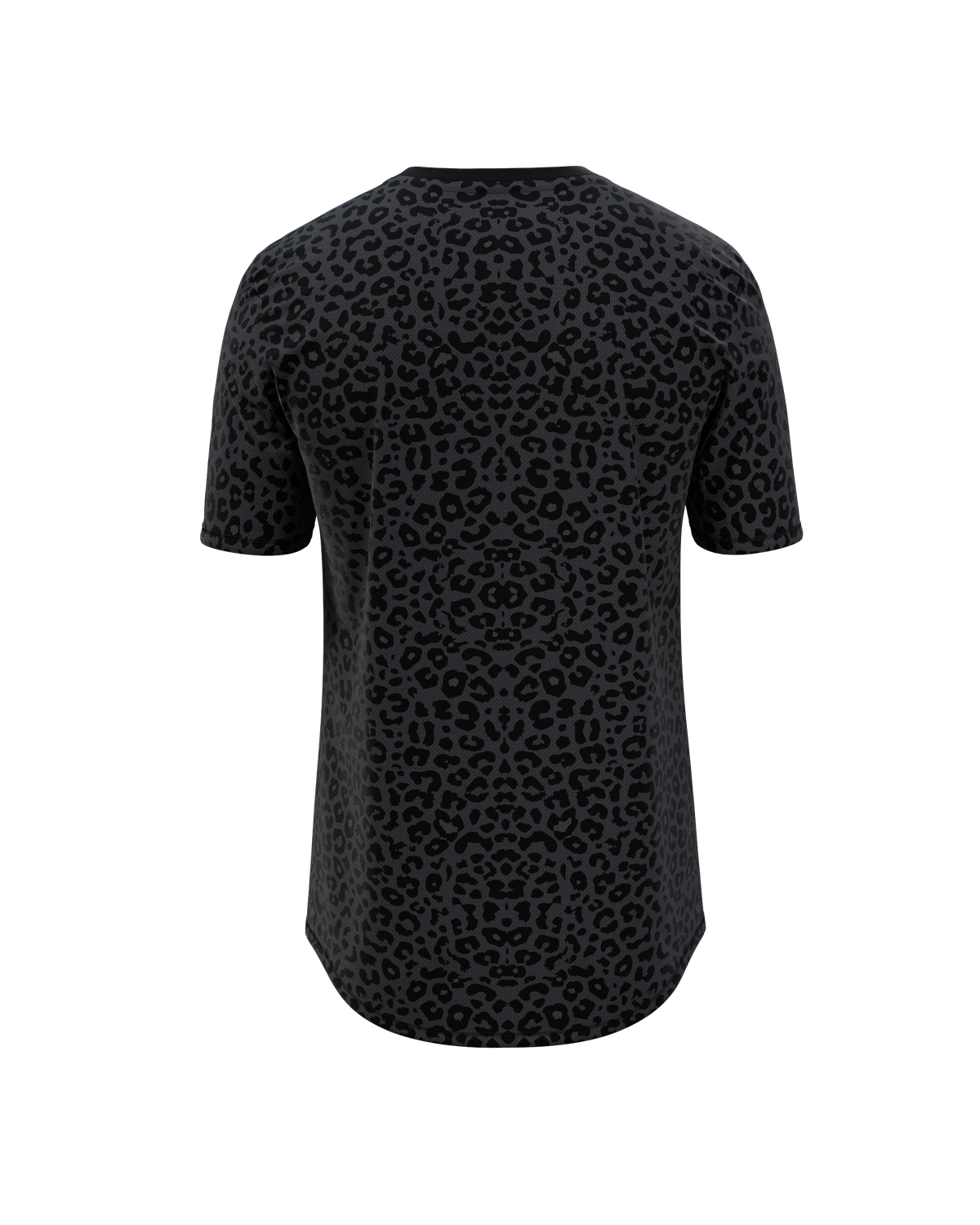 MAVRIK MEN LEOPARD BLACK COFFEE-maillot manches courtes trail-running homme-kinetik-adrenalink
