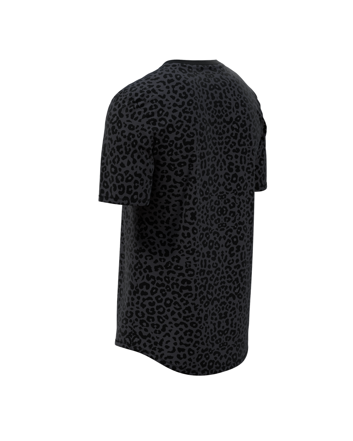 MAVRIK MEN LEOPARD BLACK COFFEE-maillot manches courtes trail-running homme-kinetik-adrenalink