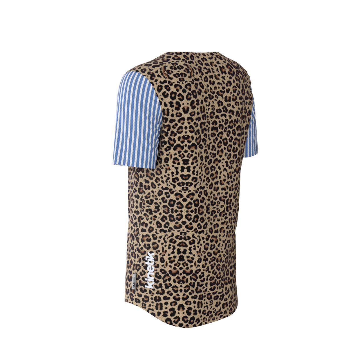MAVRIK AR.90 LEOPARD X MARINIERE - - maillot manches courtes trail-running femme - kinetik-adrenalink
