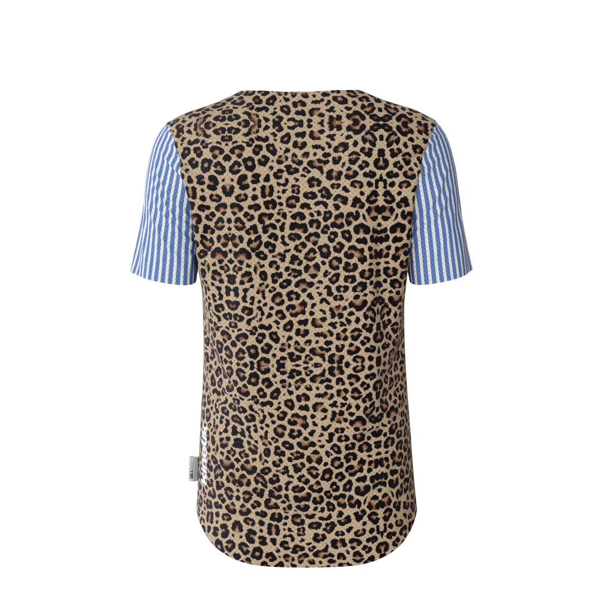 MAVRIK AR.90 LEOPARD X MARINIERE - - maillot manches courtes trail-running femme - kinetik-adrenalink