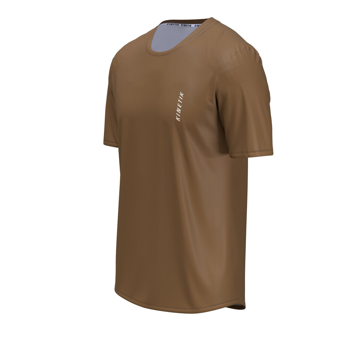 MAVRIK MEN PECAN BROWN-Tee-shirts-maillot manches courtes trail-running homme-kinetik-adrenalink