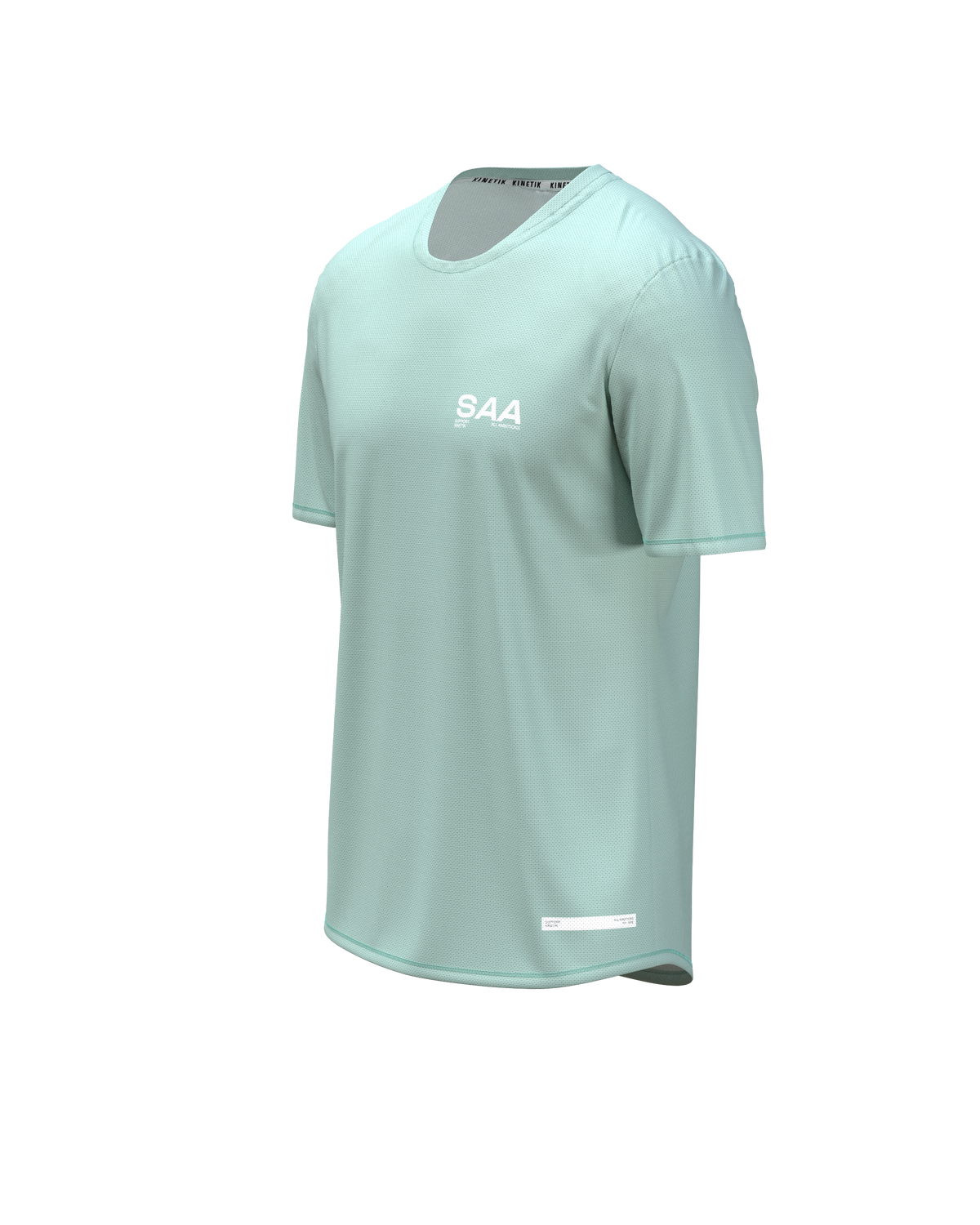MAVRIK MEN SAA MINT-Tee-shirts-maillot manches courtes trail-running homme-kinetik-adrenalink