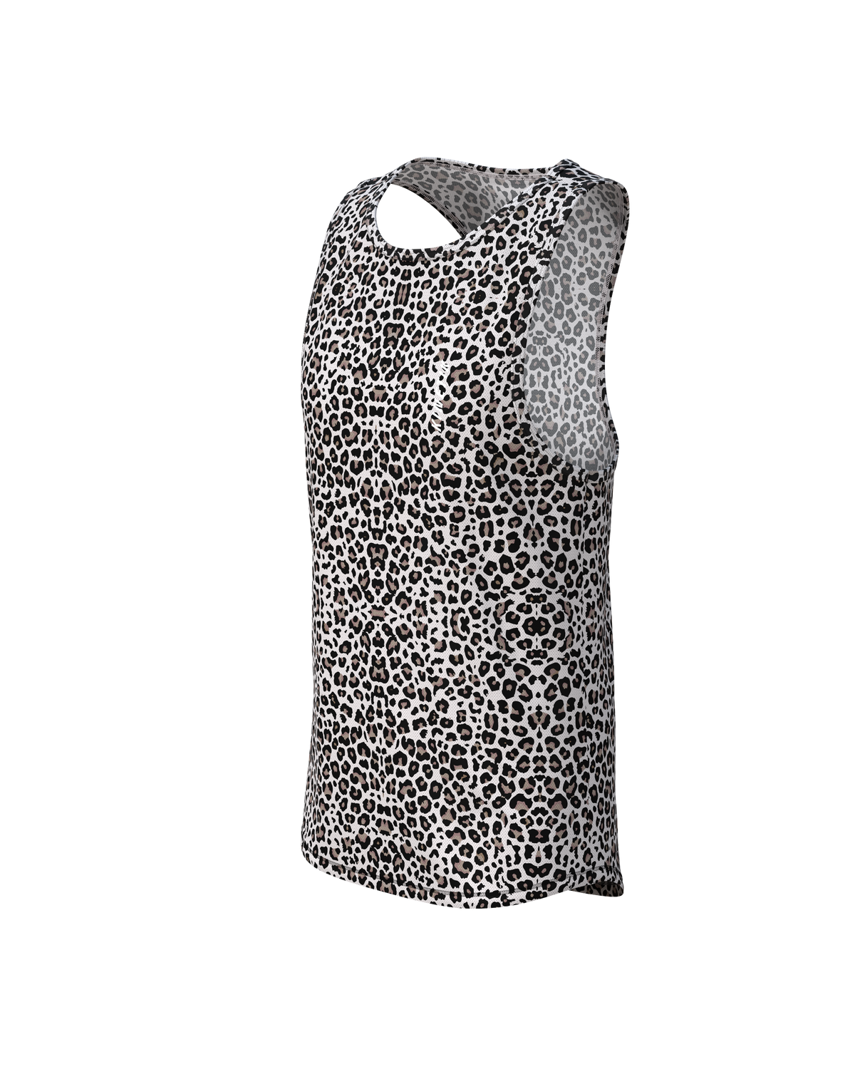 MAVRIK SL WOMEN LEOPARD SNOW - Tee-shirts - débardeur / maillot sans manches trail-running femme - kinetik-adrenalink