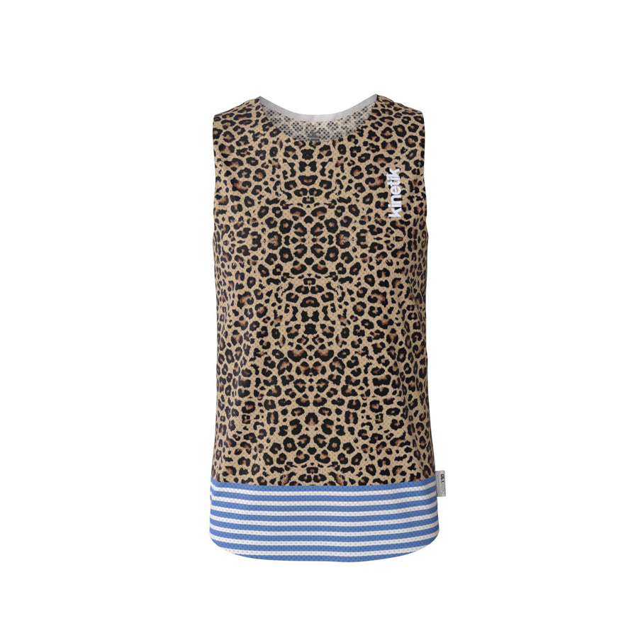 MAVRIK SL AR.90 LEOPARD X MARINIERE - - débardeur / maillot sans manches trail-running femme - kinetik-adrenalink