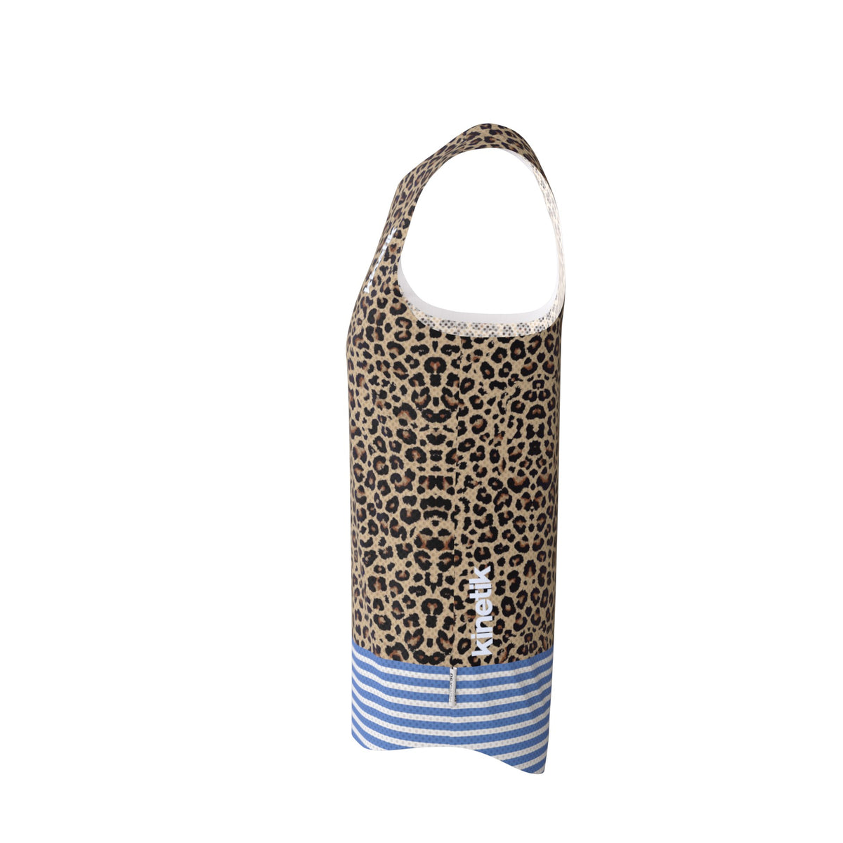 MAVRIK SL AR.90 LEOPARD X MARINIERE - - débardeur / maillot sans manches trail-running femme - kinetik-adrenalink