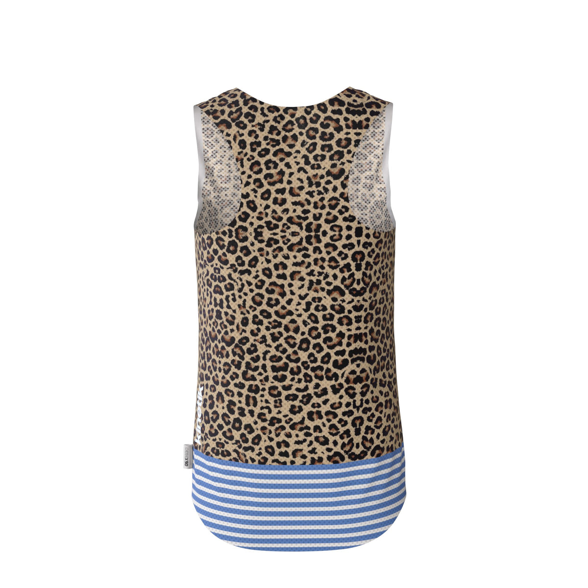 MAVRIK SL AR.90 LEOPARD X MARINIERE - - débardeur / maillot sans manches trail-running femme - kinetik-adrenalink