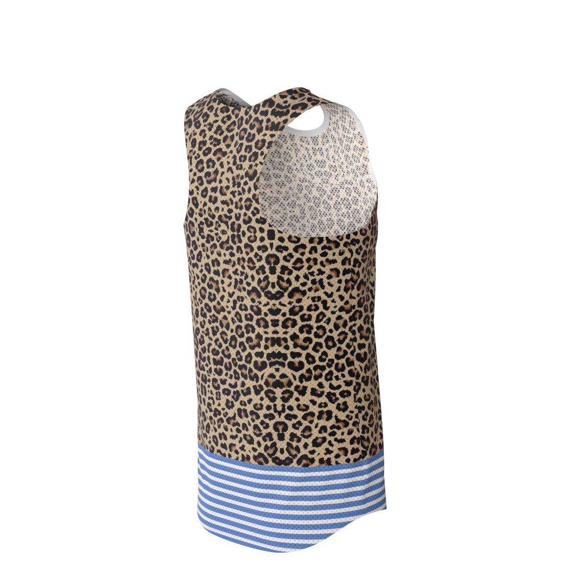 MAVRIK SL AR.90 LEOPARD X MARINIERE - - débardeur / maillot sans manches trail-running femme - kinetik-adrenalink