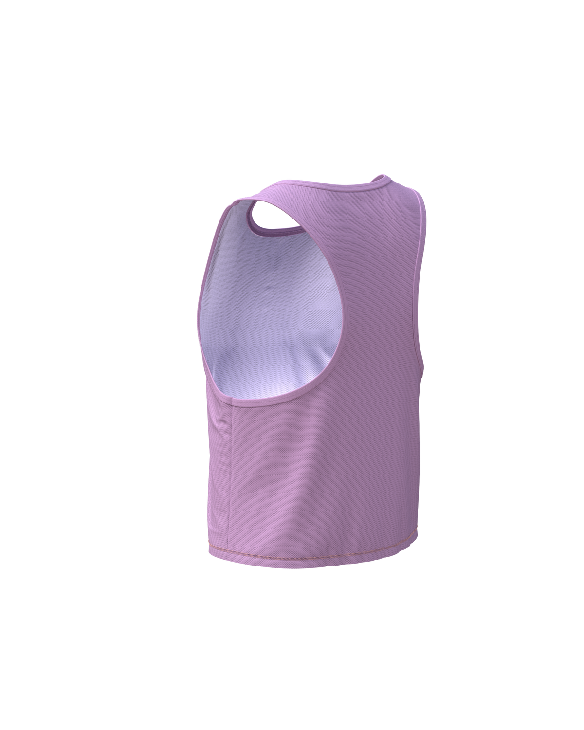 MAVRIK CROP TOP PINK GLO - Tee-shirts - maillot sans manches crop top trail-running femme - kinetik-adrenalink