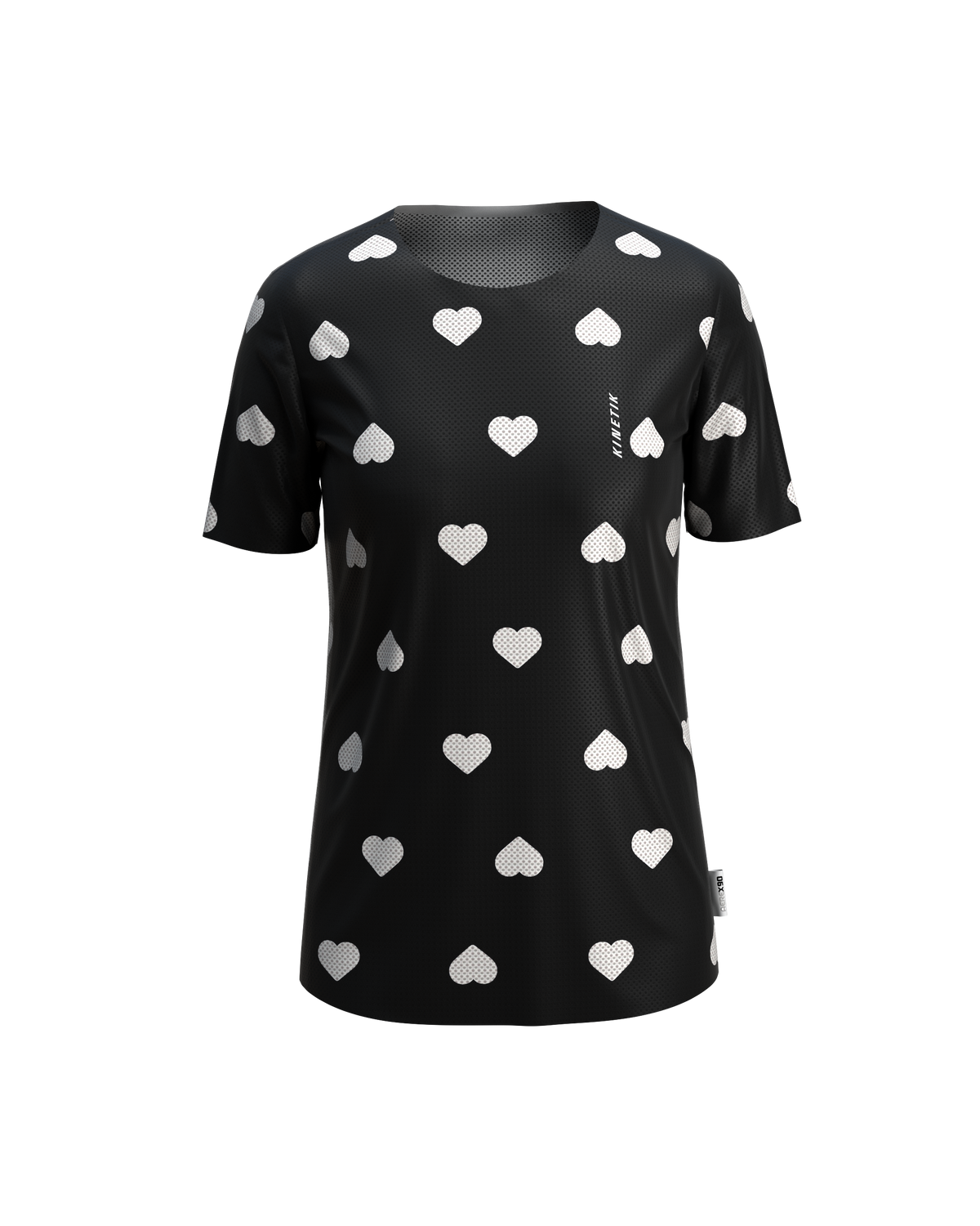 MAVRIK AR.90 HEARTRUNNEUSE BLACK - Tee-shirts - maillot manches courtes trail-running femme - kinetik-adrenalink