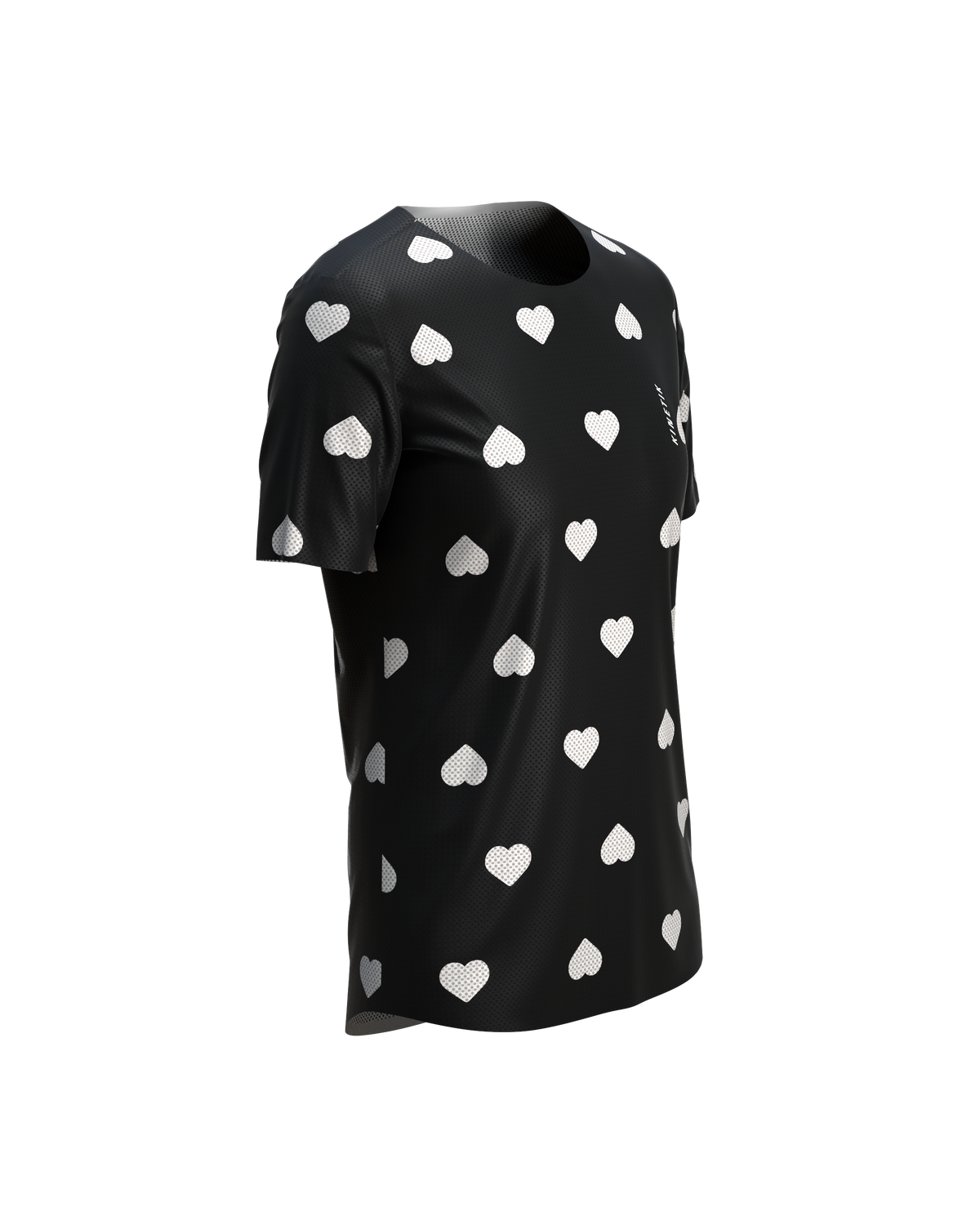 MAVRIK AR.90 HEARTRUNNEUSE BLACK - Tee-shirts - maillot manches courtes trail-running femme - kinetik-adrenalink