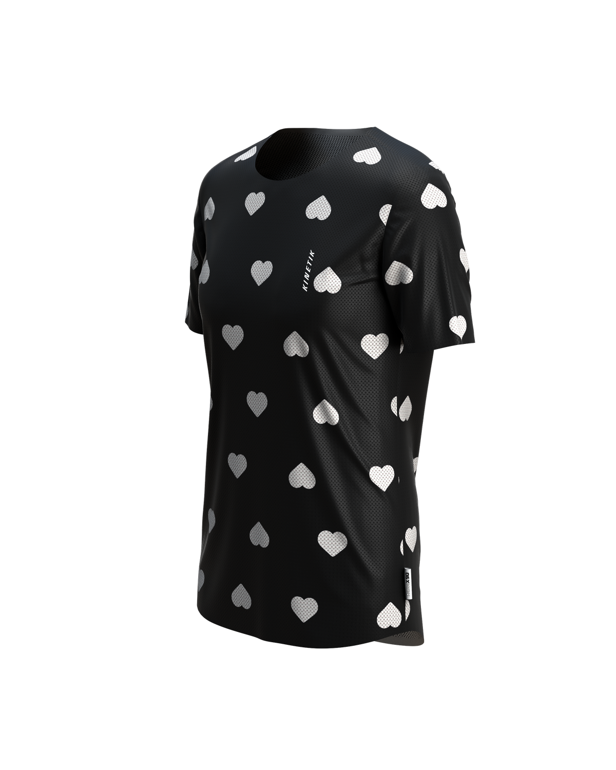 MAVRIK AR.90 HEARTRUNNEUSE BLACK - Tee-shirts - maillot manches courtes trail-running femme - kinetik-adrenalink