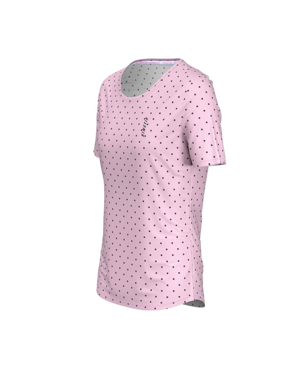 MAVRIK WOMEN DOTY BLUSH - Tee-shirts - maillot manches courtes trail-running femme - kinetik-adrenalink