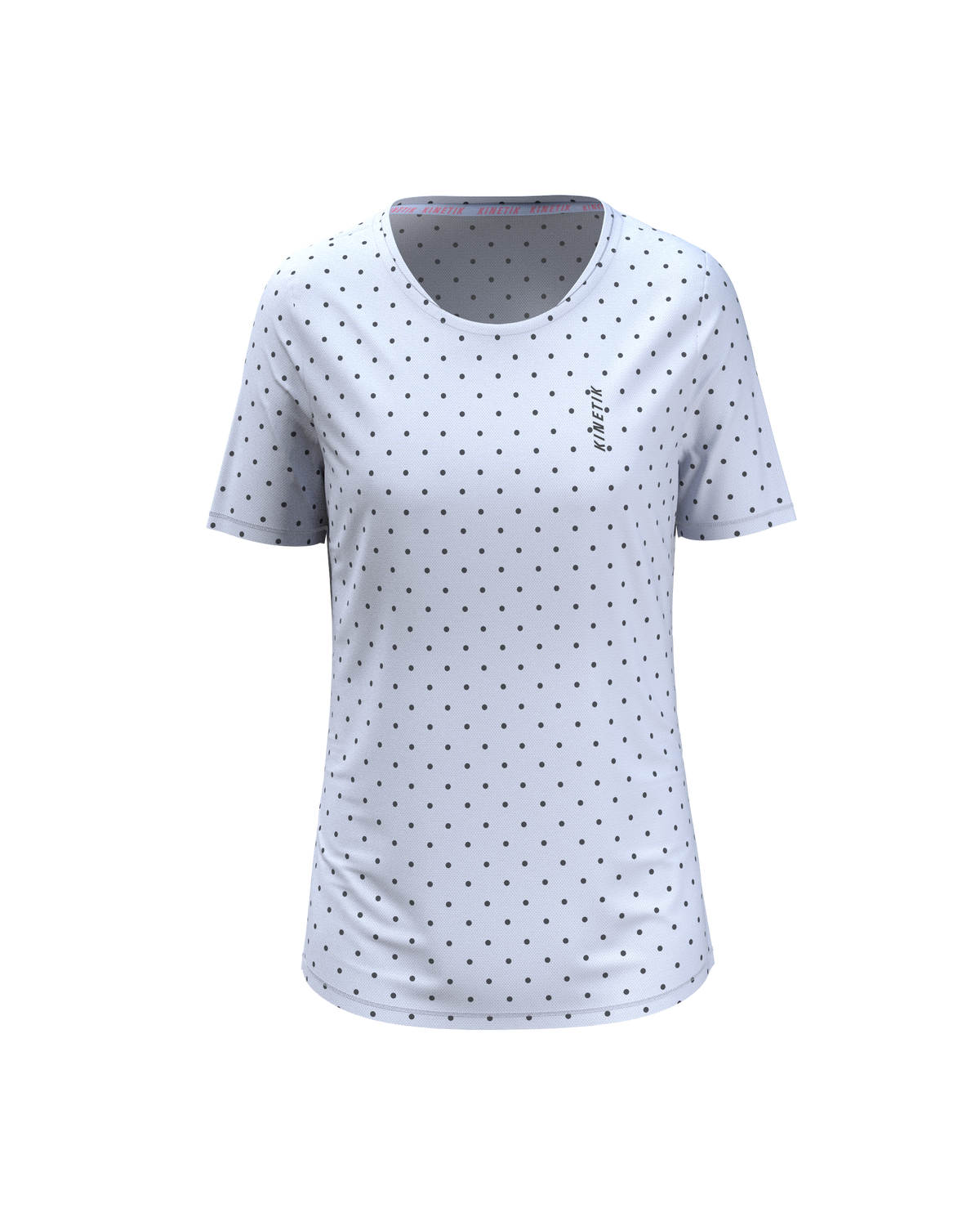 MAVRIK WOMEN DOTY WHITE PEARL - Tee-shirts - maillot manches courtes trail-running femme - kinetik-adrenalink