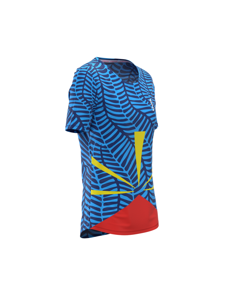 MAVRIK FEMME ILE REUNION FLAG - Tee-shirts - maillot manches courtes trail-running femme - kinetik-adrenalink