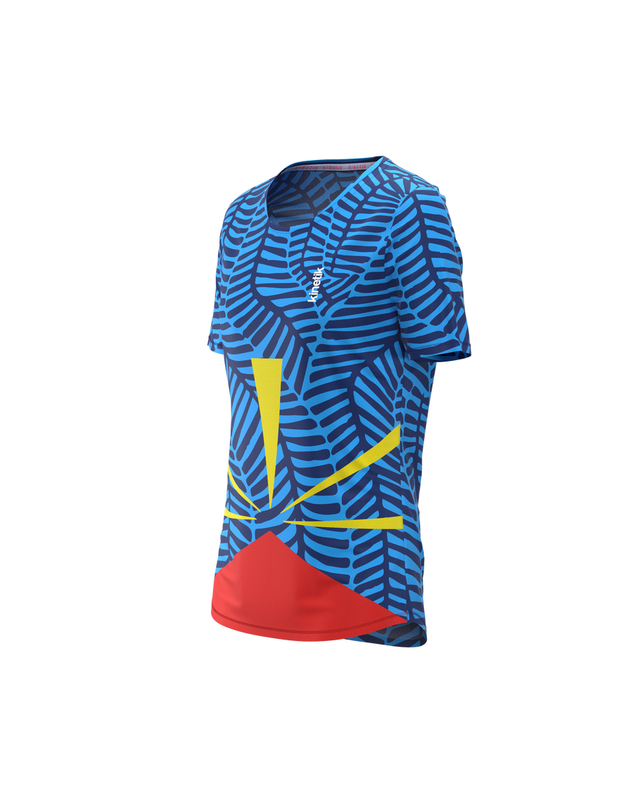 MAVRIK FEMME ILE REUNION FLAG - Tee-shirts - maillot manches courtes trail-running femme - kinetik-adrenalink