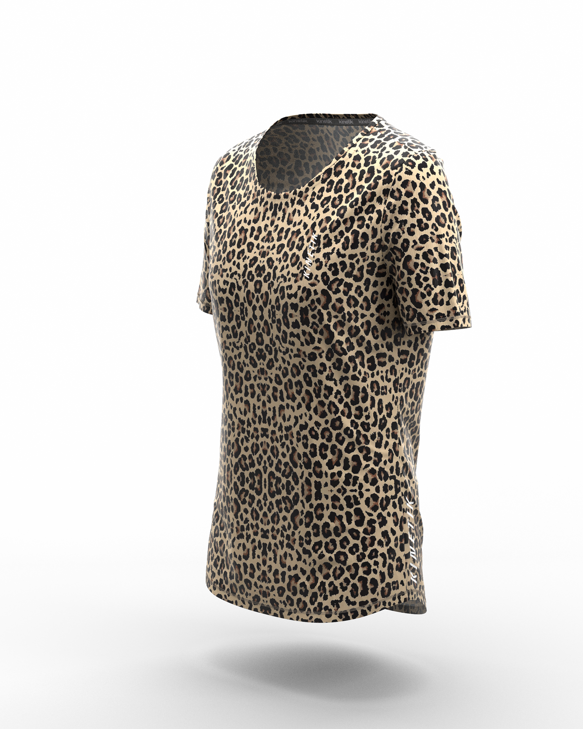 MAVRIK FULL LEOPARD - - maillot manches courtes trail-running femme - kinetik-adrenalink