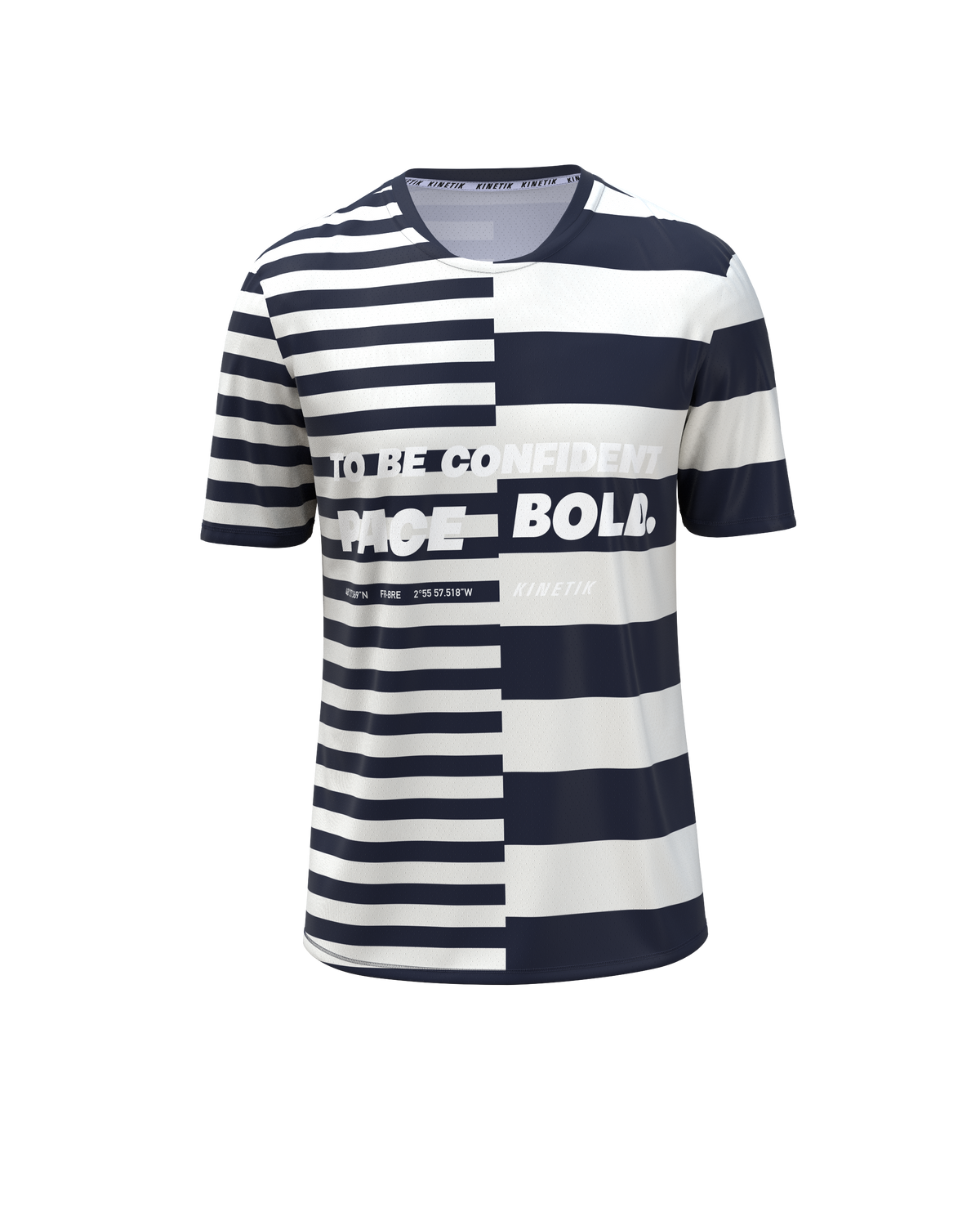 MAVRIK MEN PACE BOLD NAVY WHITE-maillot manches courtes trail-running homme-kinetik-adrenalink
