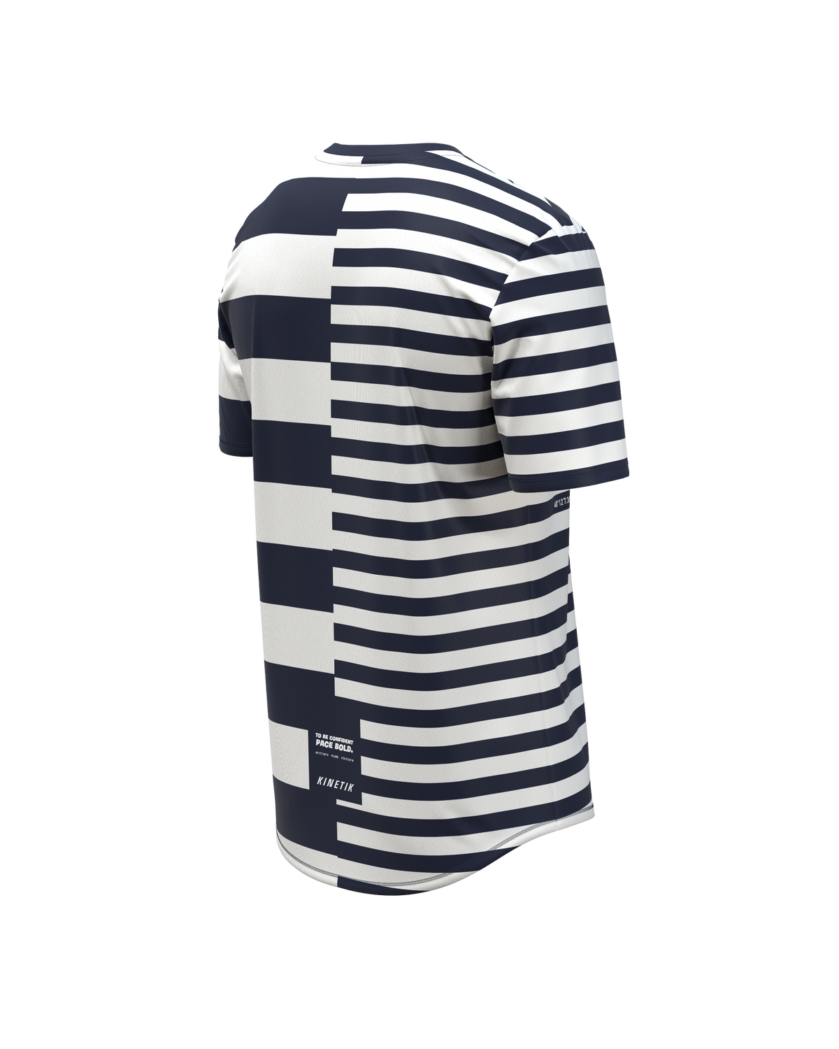 MAVRIK MEN PACE BOLD NAVY WHITE-maillot manches courtes trail-running homme-kinetik-adrenalink
