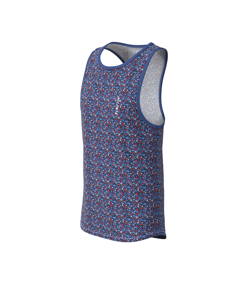 MAVRIK SL WOMEN FLORAL PROVENCE - Tee-shirts - débardeur / maillot sans manches trail-running femme - kinetik-adrenalink