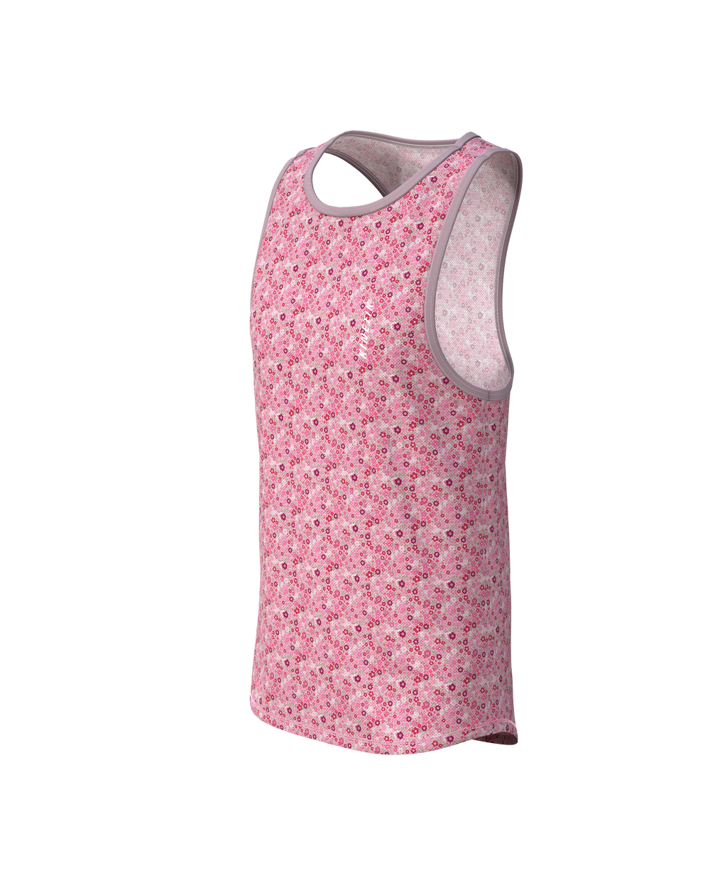 MAVRIK SL WOMEN FLORAL MELLOW ROSE - Tee-shirts - débardeur / maillot sans manches trail-running femme - kinetik-adrenalink