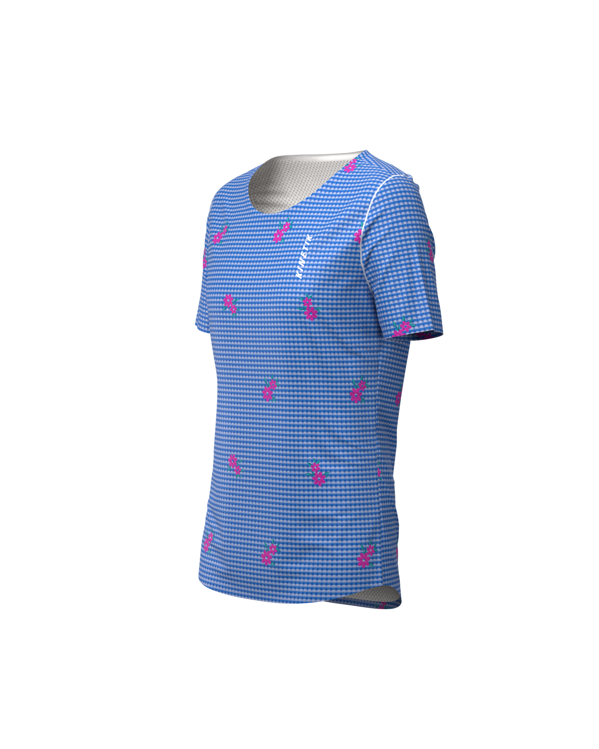 MAVRIK AR.90 WOMEN VICHY WILD - Tee-shirts - maillot manches courtes trail-running femme - kinetik-adrenalink