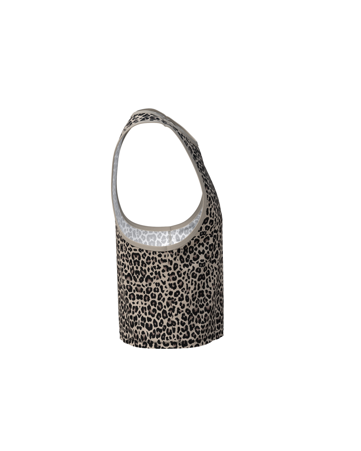 MAVRIK CROP TOP LEOPARD - Tee-shirts - maillot sans manches crop top trail-running femme - kinetik-adrenalink