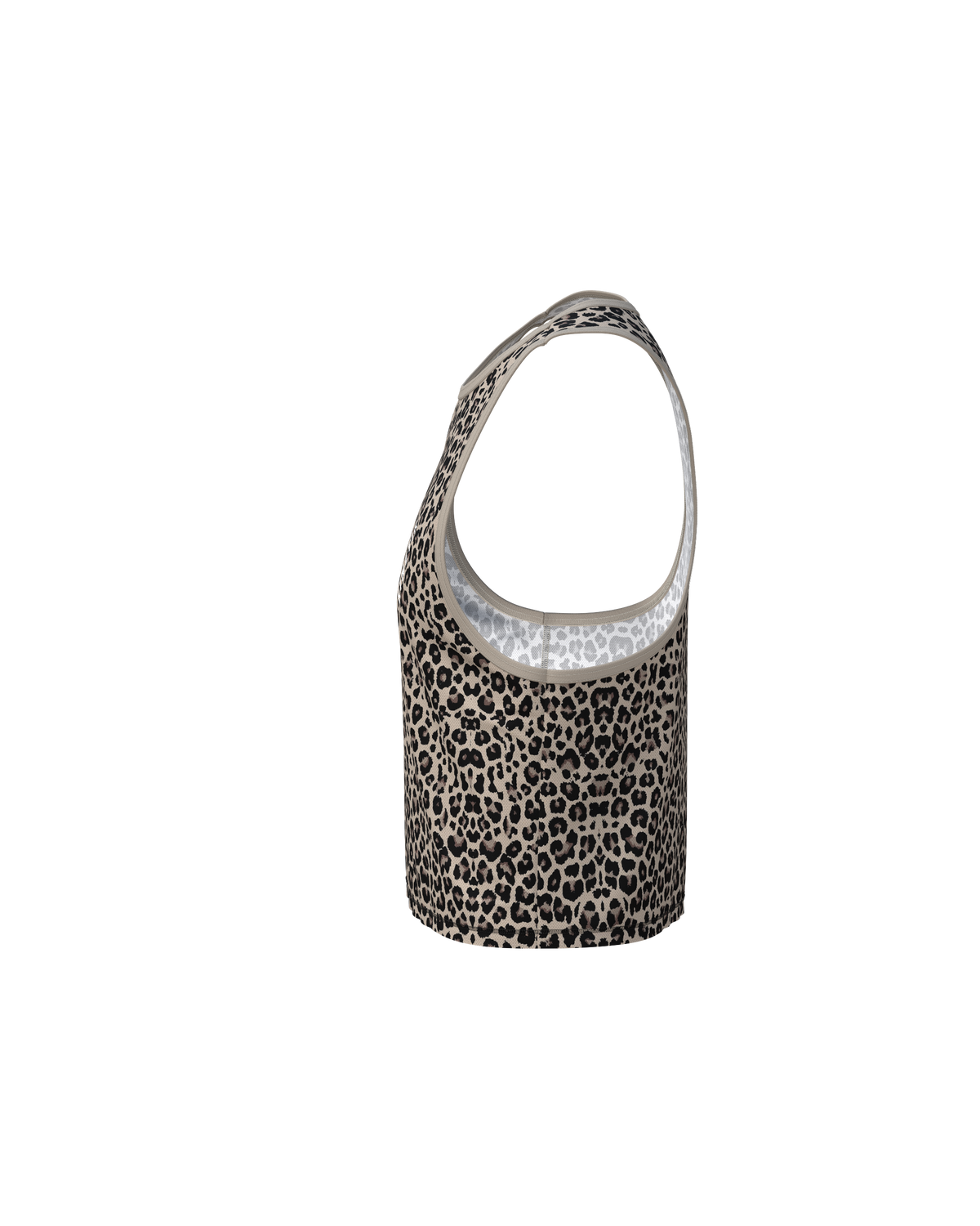 MAVRIK CROP TOP LEOPARD - Tee-shirts - maillot sans manches crop top trail-running femme - kinetik-adrenalink