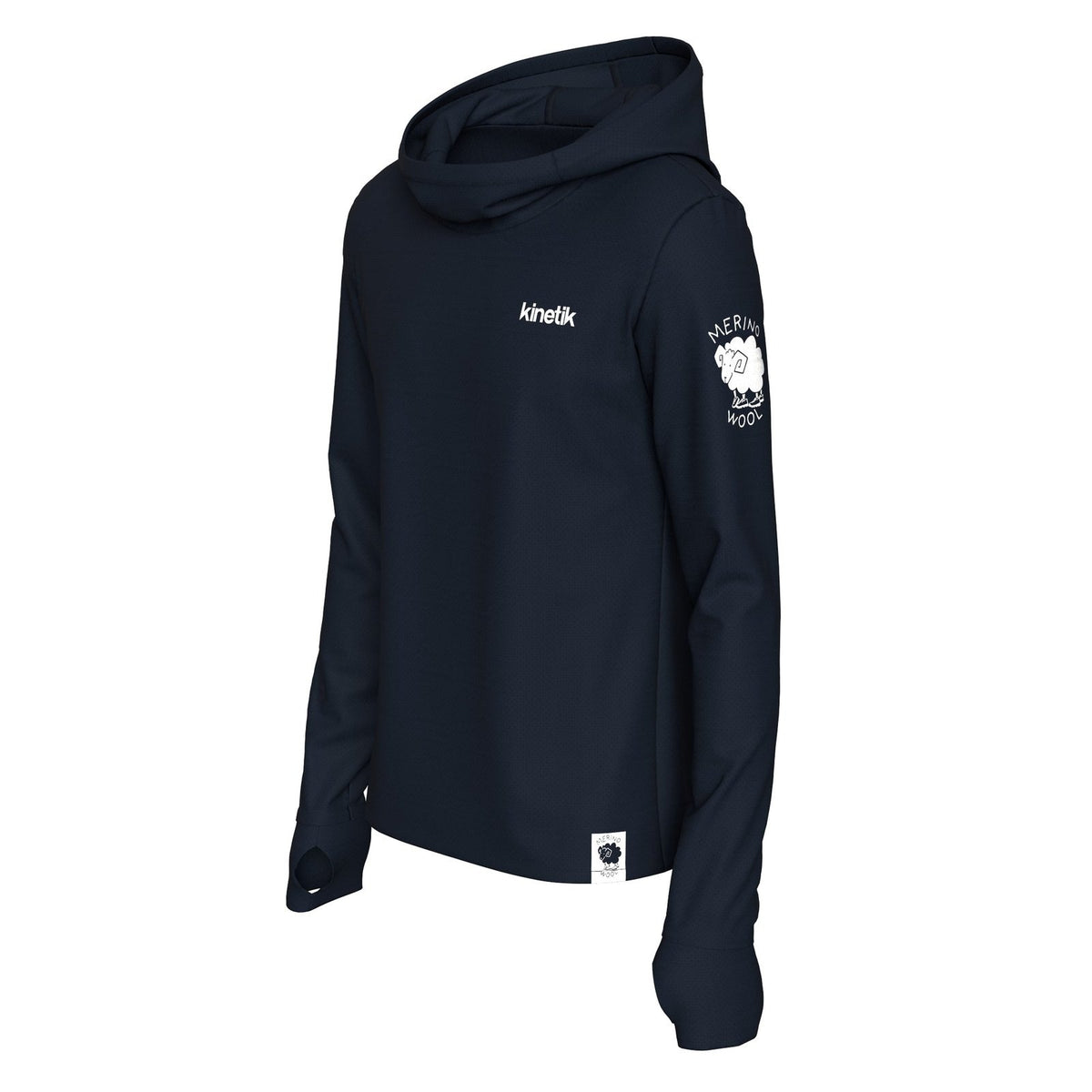 MERINOWOOL WOMEN BASLAYER HOODY - - Maillot manches longues femme trail-running - kinetik-adrenalink