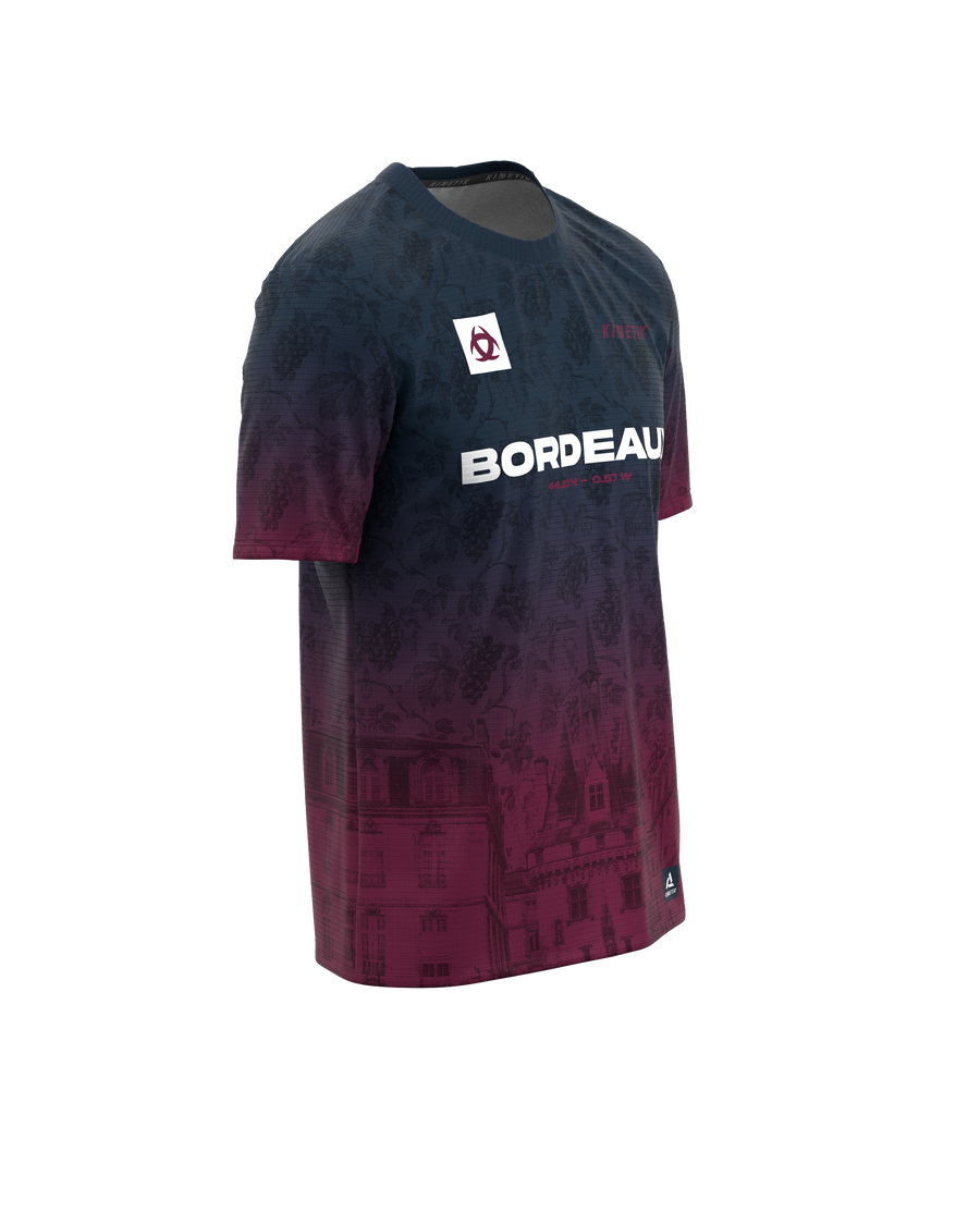 Maillots trail-running FALKON MEN BORDEAUX - 3 - kinetik