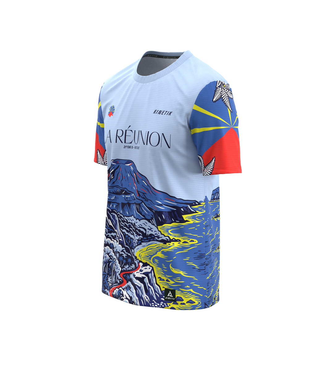 FALKON MEN LA REUNION PITON DE LA FOURNAISE - Maillots trail-running - 1 - kinetik-adrenalink