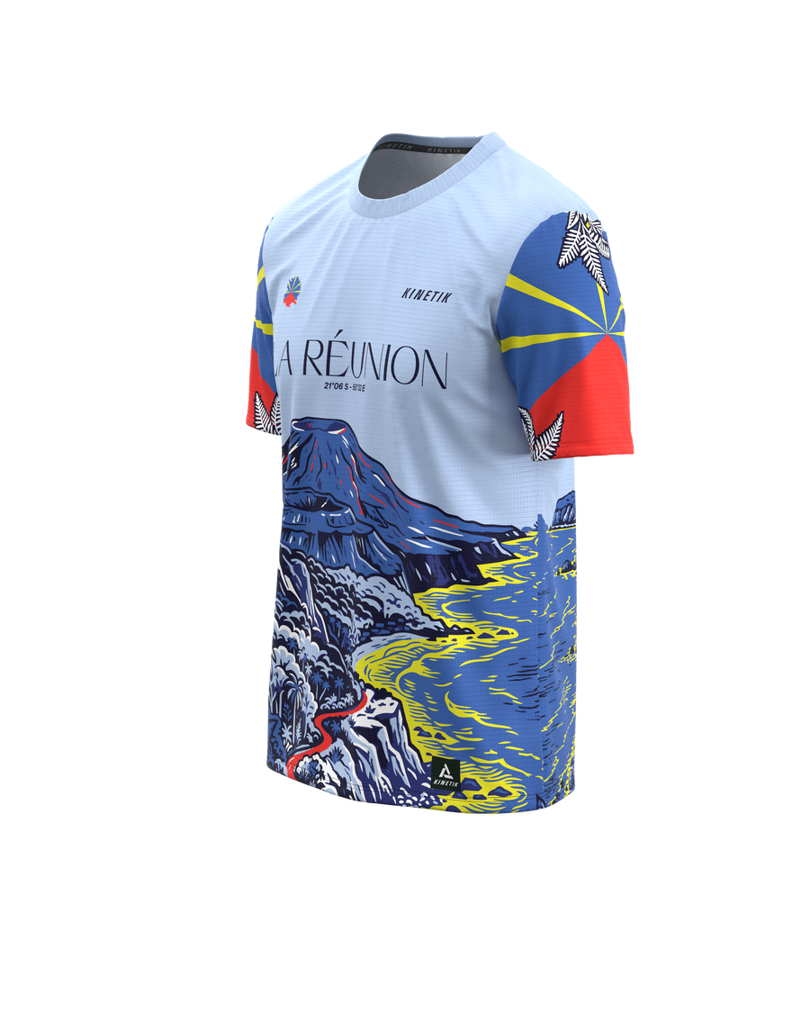 FALKON MEN LA REUNION PITON DE LA FOURNAISE - Maillots trail-running - 1 - kinetik-adrenalink