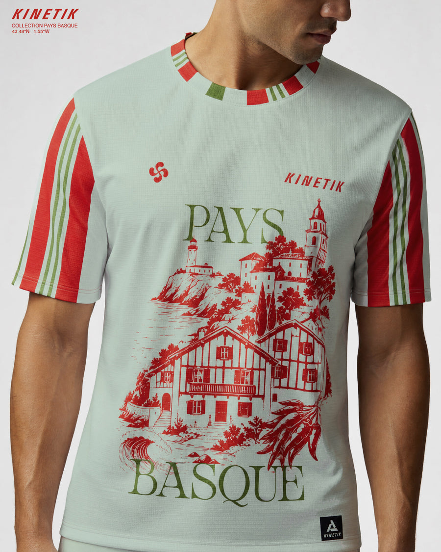 Maillots trail-running FALKON MEN PAYS BASQUE LANDSCAPE - 2 - kinetik