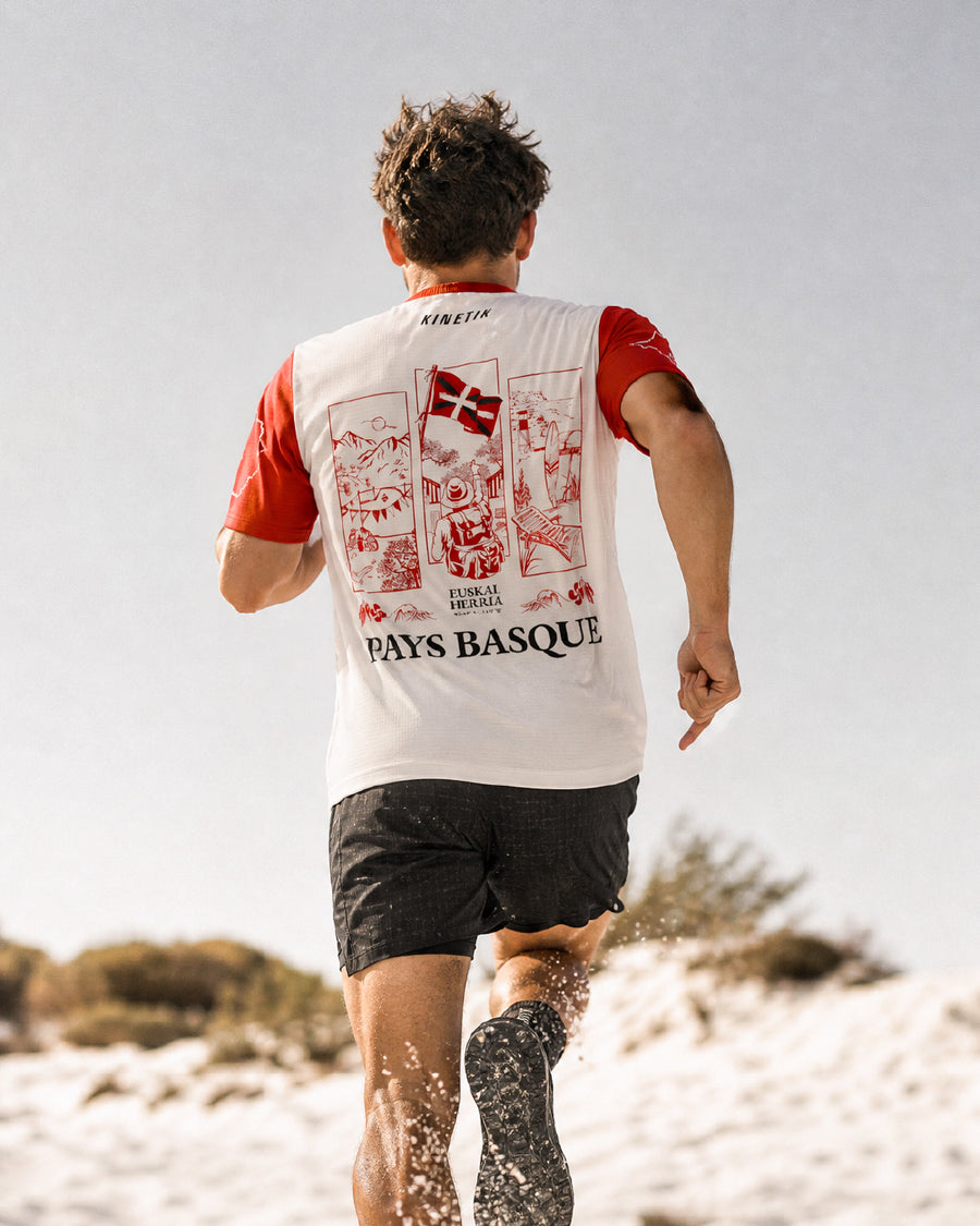 Maillots trail-running FALKON MEN PAYS BASQUE PEPPER - 2 - kinetik
