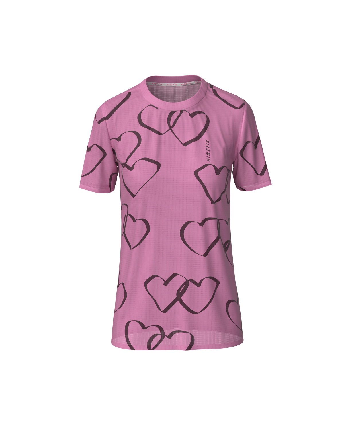 FALKON WOMEN HEART PARADE FLAMINGO - Maillots trail-running - 2 - kinetik-adrenalink