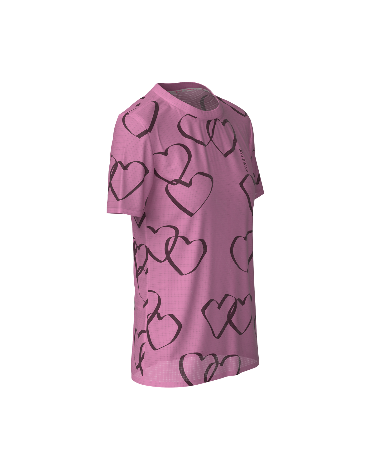 FALKON WOMEN HEART PARADE FLAMINGO - Maillots trail-running - 3 - kinetik-adrenalink